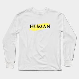 Human Dodie Yellow Paint Streak Long Sleeve T-Shirt